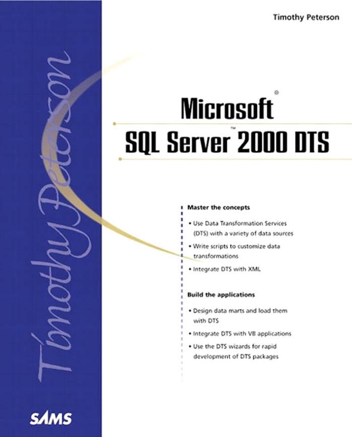 Microsoft Sql Server 2000 Data Transformation Services Timothy Peterson
