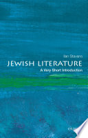 Jewish Literature: A Very Short Introduction Ilan Stavans