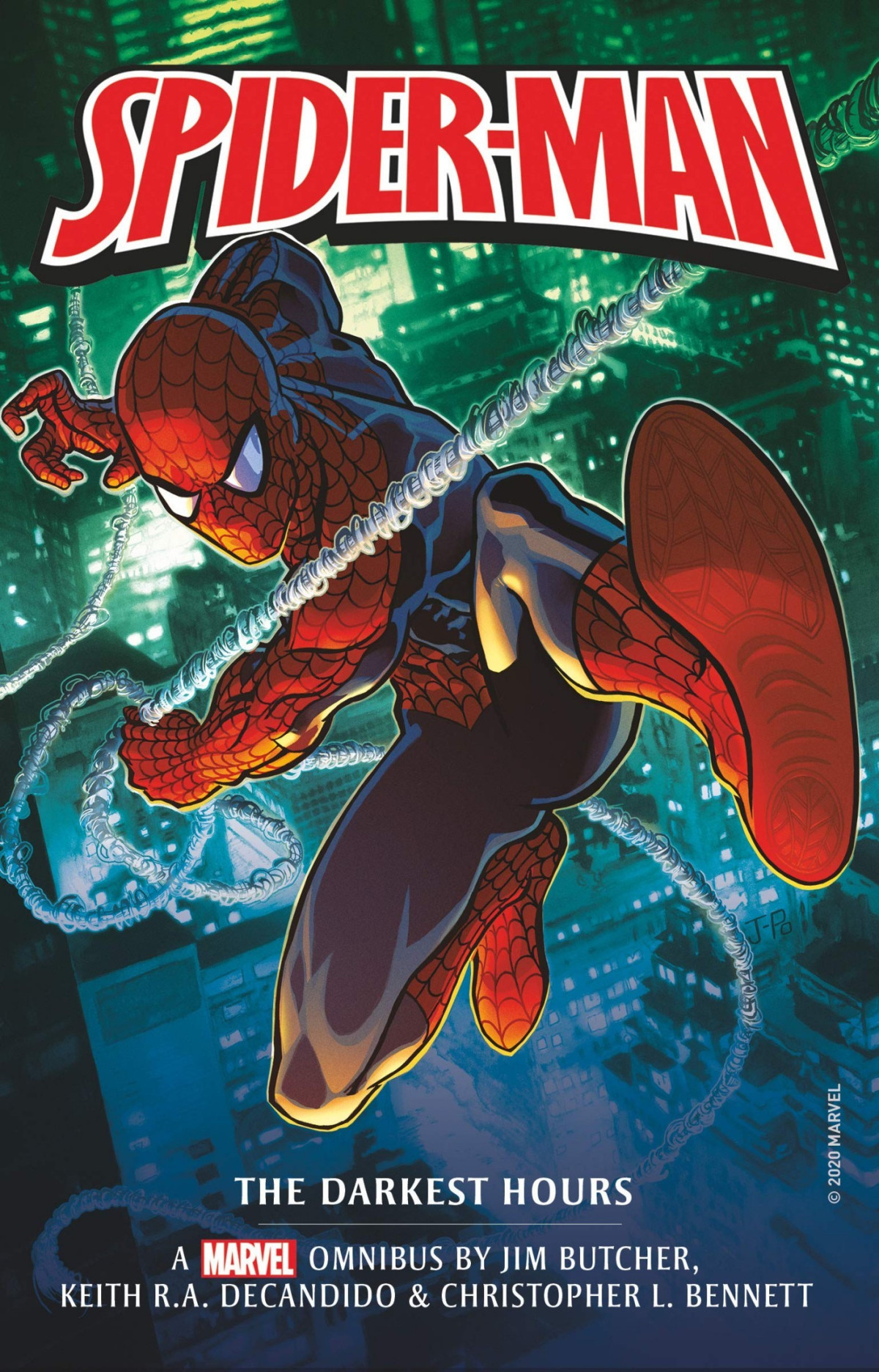 Marvel Classic Novels Spiderman The Darkest Hours Omnibus 1st Edition Jim Butcher Keith R A Decandido Christopher L Bennett