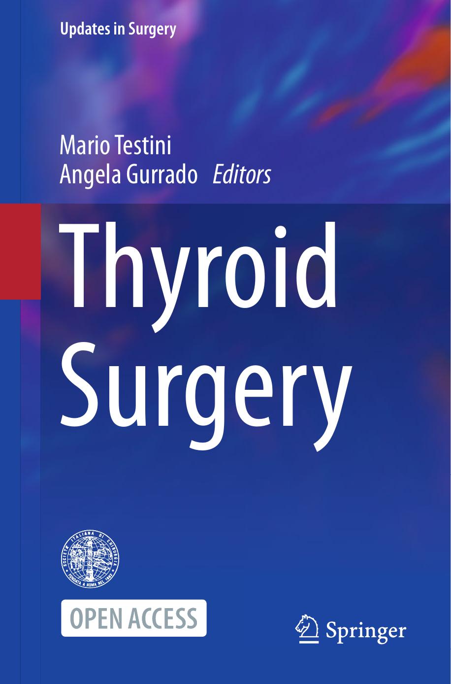 Thyroid Surgery Mario Testini Angela Gurrado