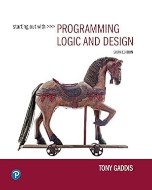 Starting Out With Programming Logic And Design 6e 6th Tony Gaddis