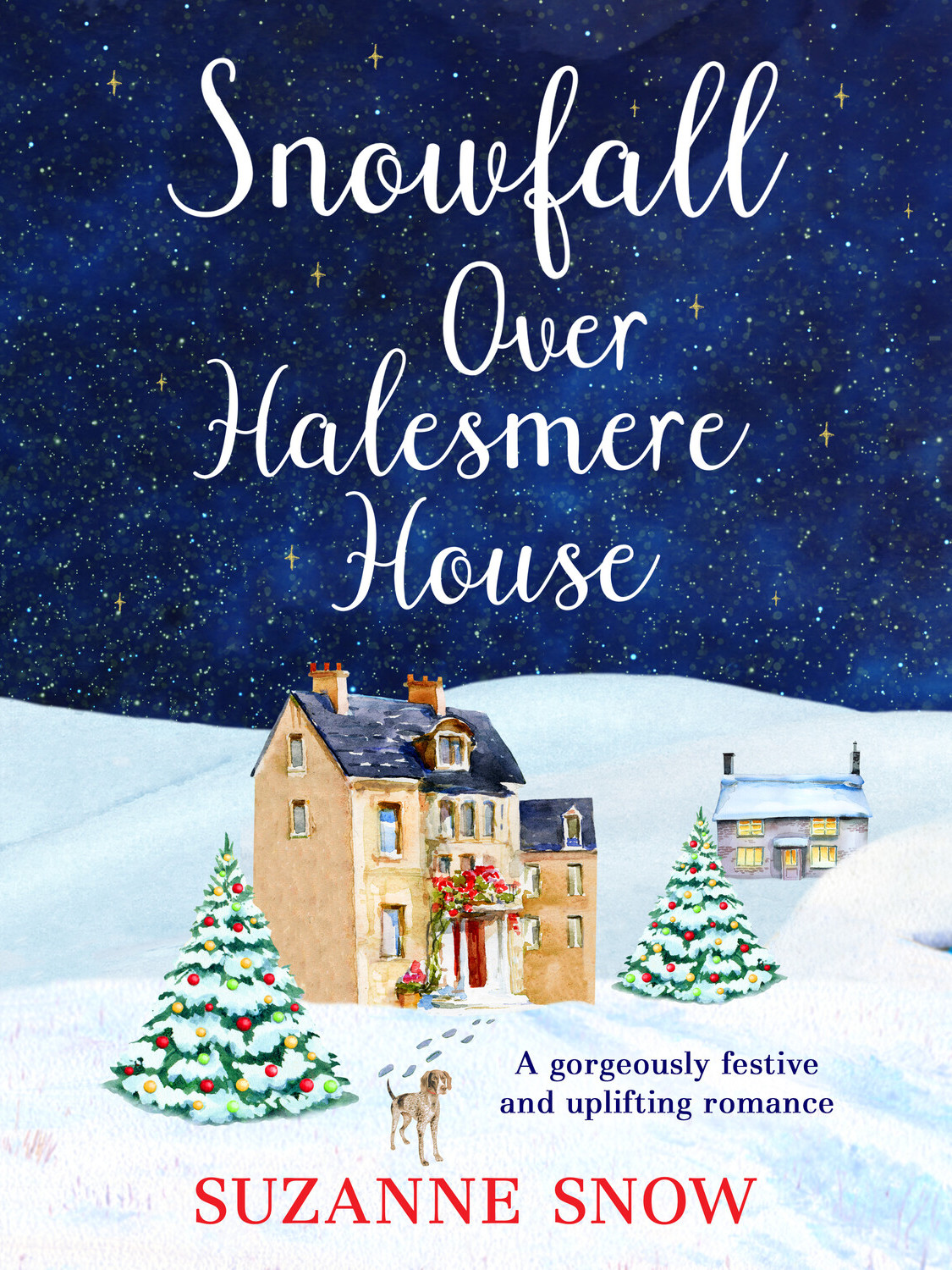 Snowfall Over Halesmere House Suzanne Snow
