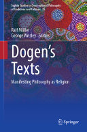Dgens Texts Manifesting Religion Andas Philosophy Ralf Mller
