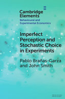 Imperfect Perception And Stochastic Choice Pablo Brañasgarza