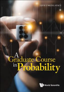 A Graduate Course In Probability 1st Edition Liviu I Nicolaescu
