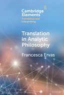 Translation In Analytic Philosophy Francesca Ervas