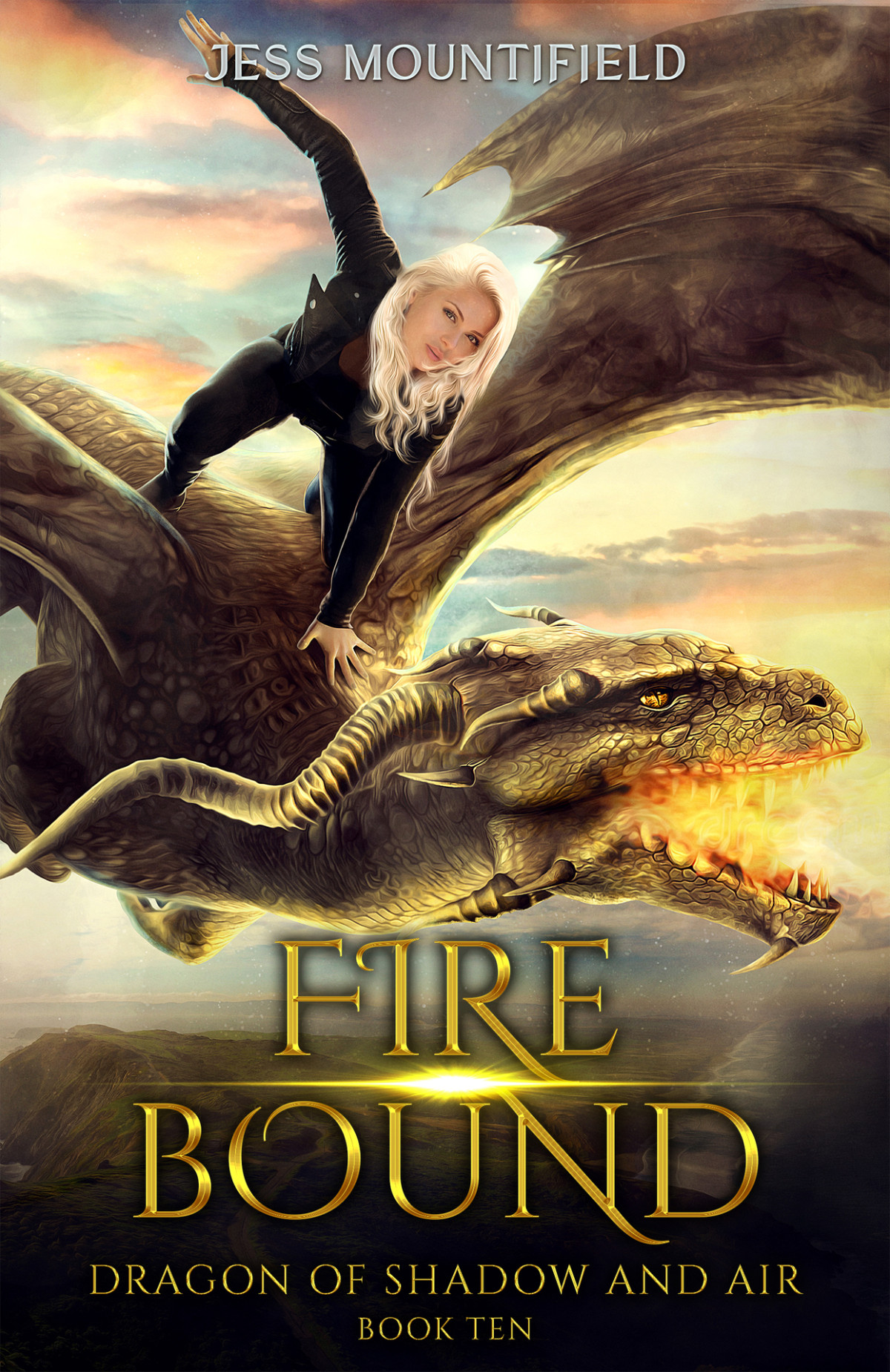 Fire Bound Dragon Of Shadow And Air Book 10 Mountifield Jess