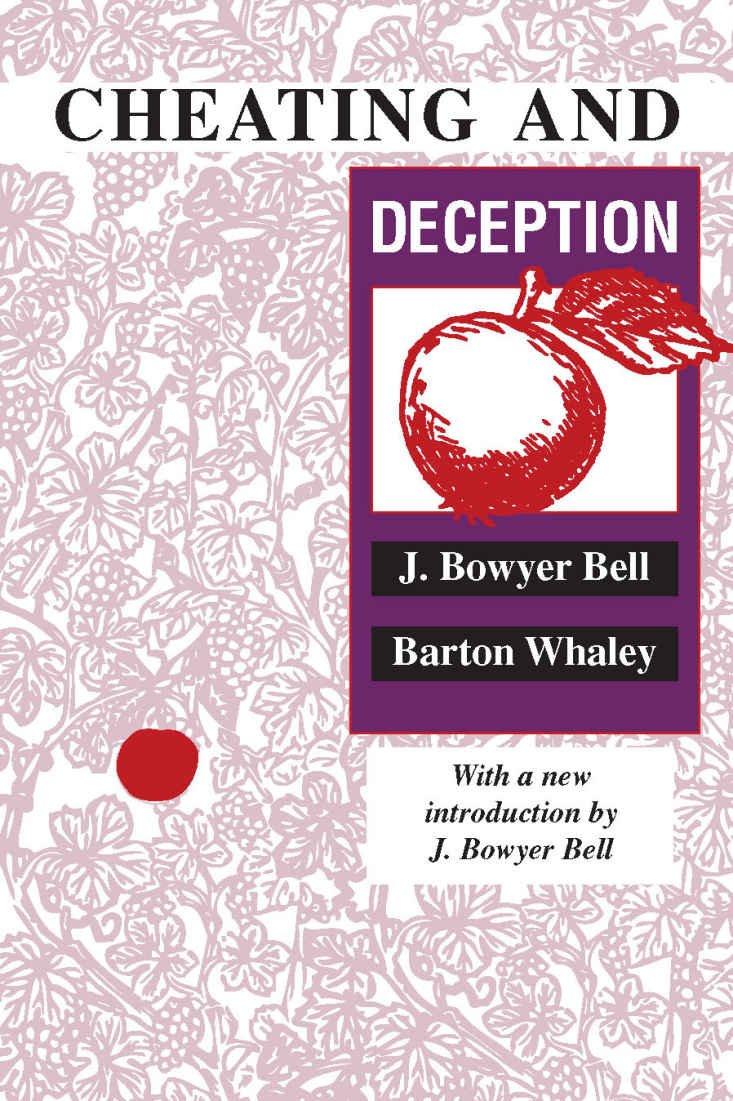 Cheating And Deception J Bowyer Bell Barton Bhaley
