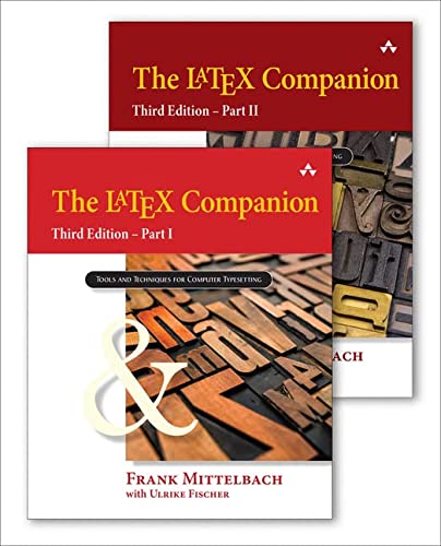 The Latex Companion Parts I Ii 3rd Edition Tools And Techniques For Computer Typesetting 3rd Frank Mittelbach