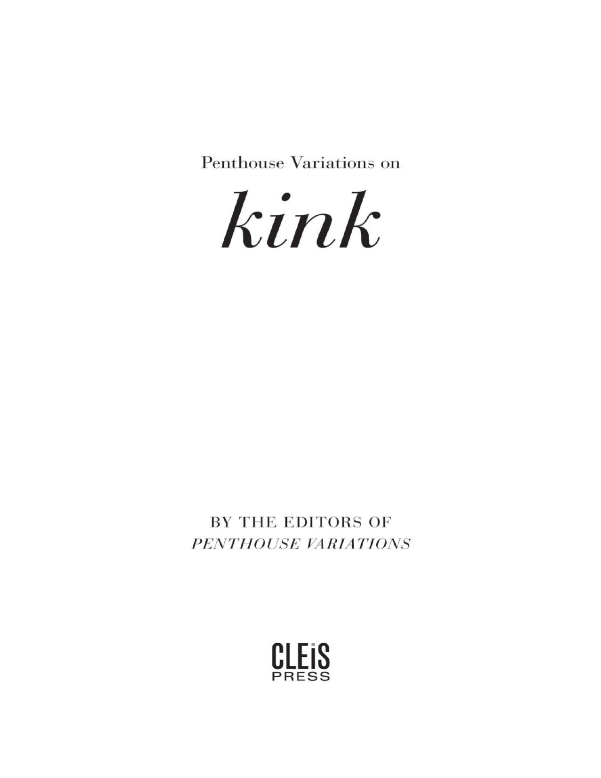 Penthouse Variations On Kink Penthouse Variations