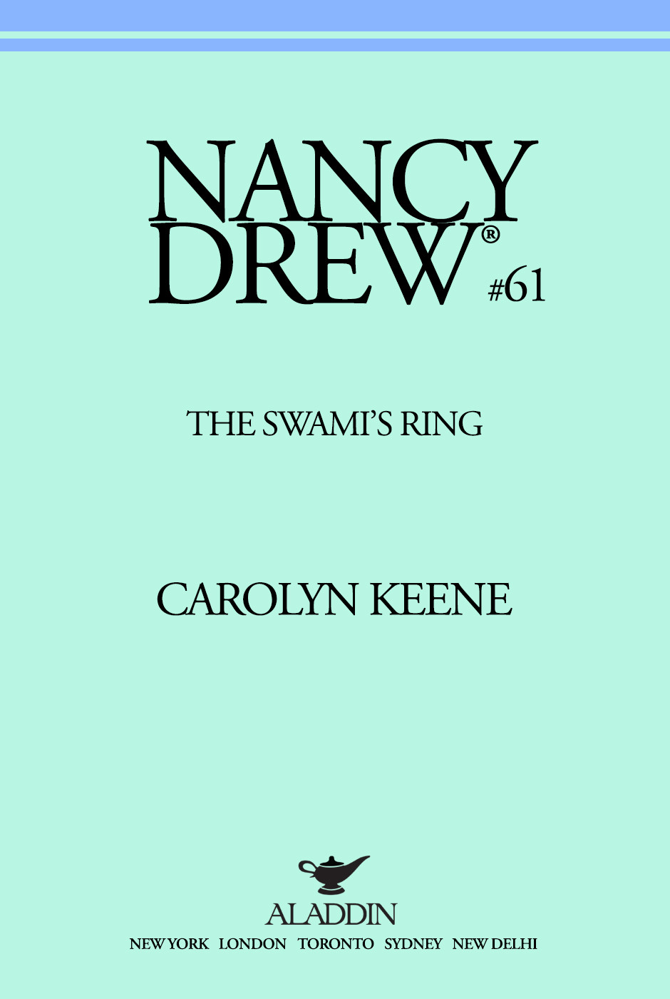 The Swamis Ring Carolyn Keene