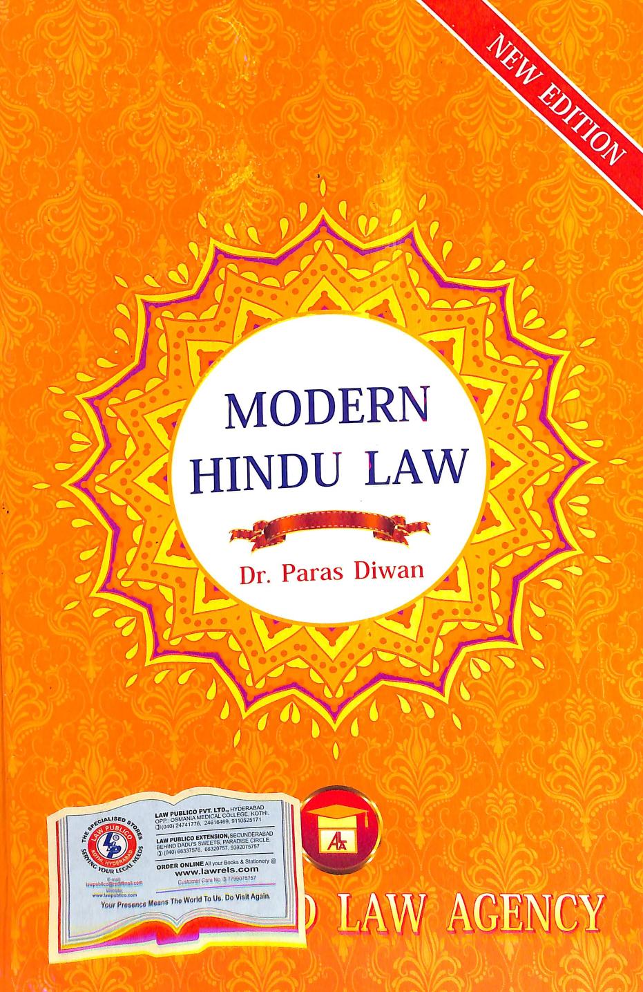 Modern Hindu Law 24th Edition Paras Diwan