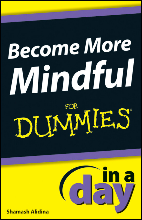 Become More Mindful In A Day For Dummies 1st Shamash Alidina