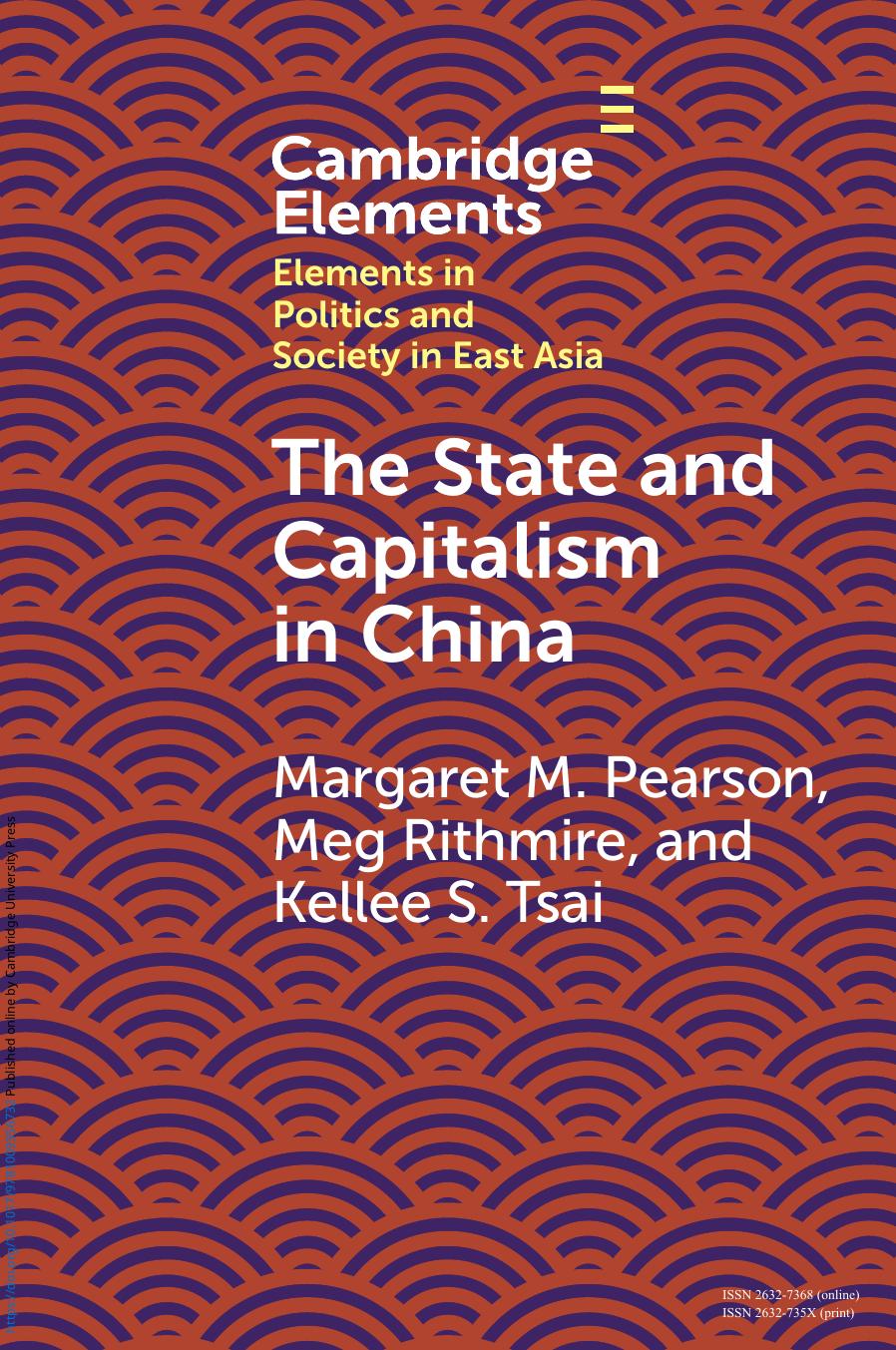 The State And Capitalism In China Margaret M Pearson Meg Rithmire