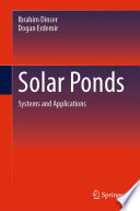 Solar Ponds Systems And Applications Ibrahim Dincer Dogan Erdemir