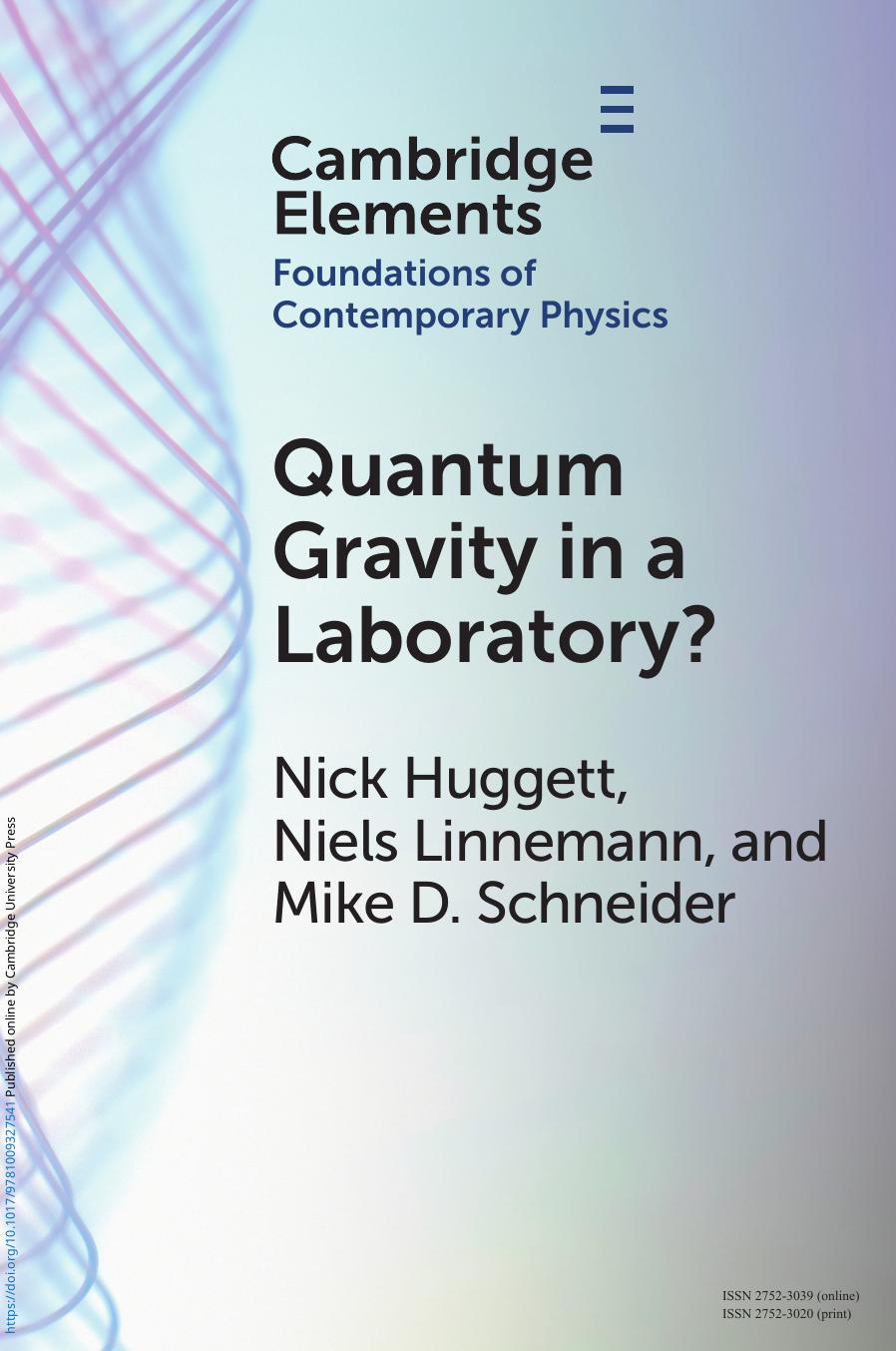 Quantum Gravity In A Laboratory Nick Huggett Niels Linnemann