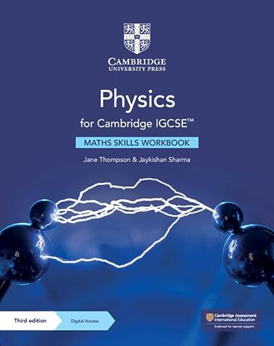 Physics For Cambridge Igcse Maths Skills Workbook With Digital Access 2 Years 3rd Edition Thompson