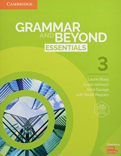 Grammar And Beyond Essentials Level 3 Students Book With Online Workbook Workbook Blass