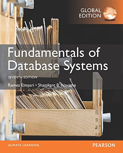 Fundamentals Of Database Systems 7th Global Edition 7thglobal Ramez Elmasri