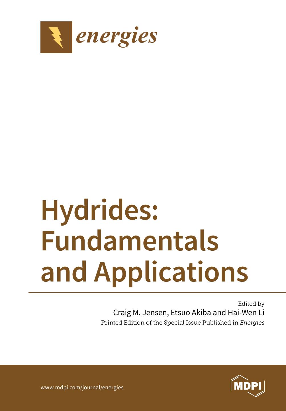 Hydrides Fundamentals And Applications Craig M Jensen Etsuo Akiba