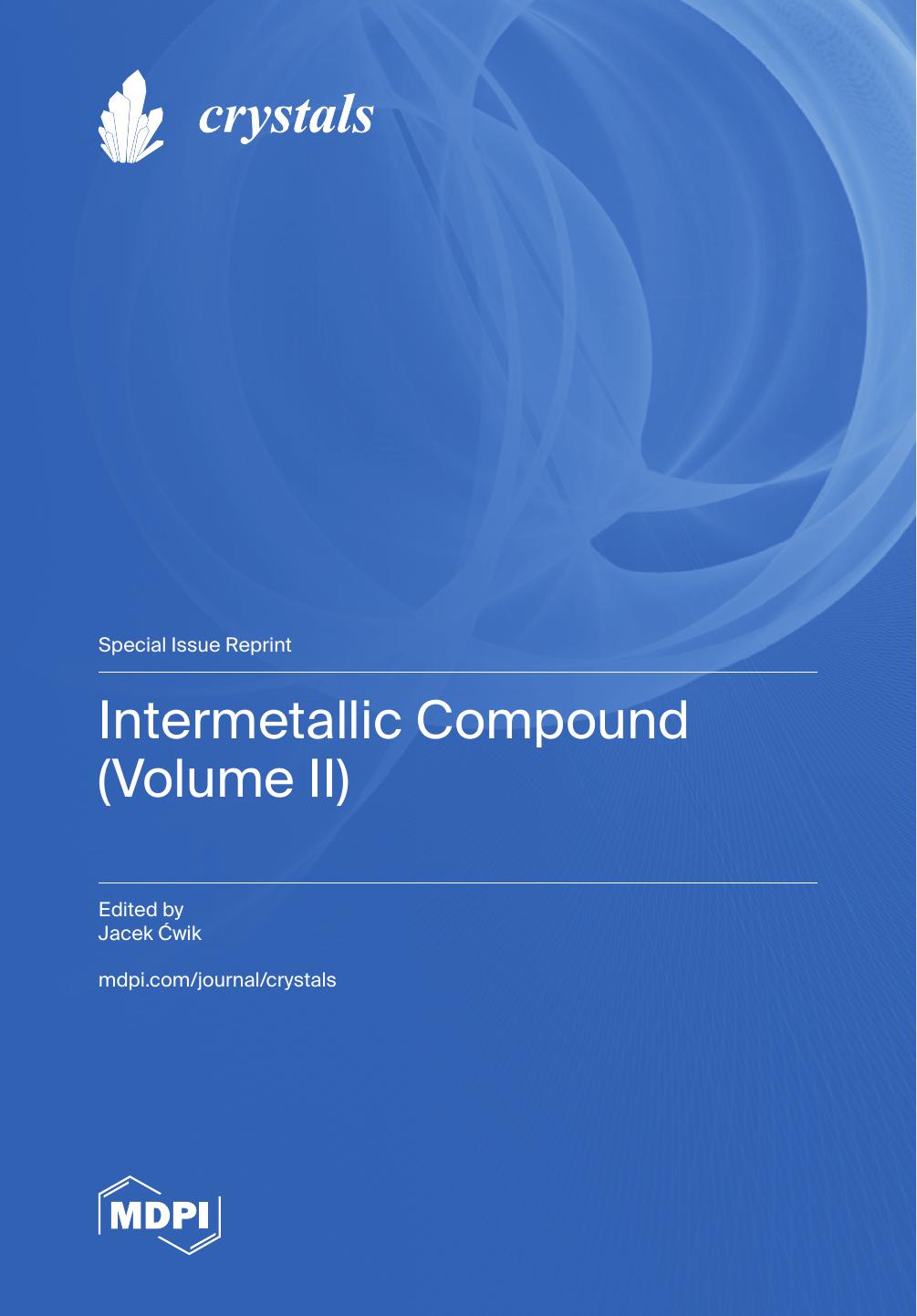 Intermetallic Compound Volume Ii Jacek Wik