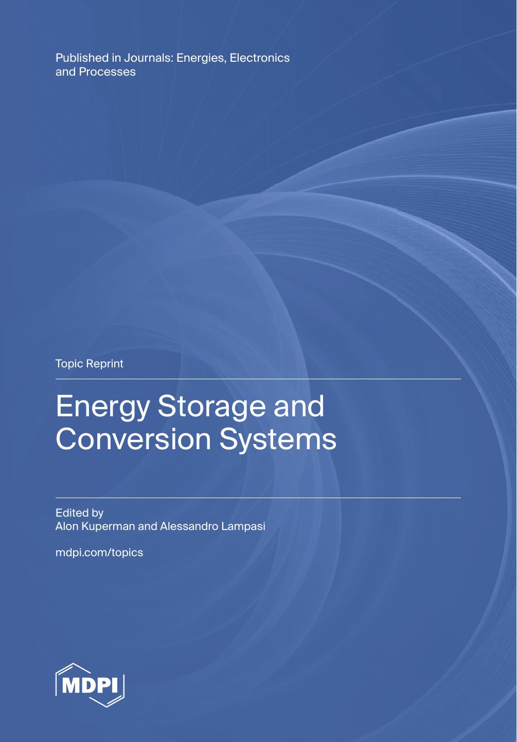 Energy Storage And Conversion Systems 2nd Alon Kuperman Alessandro Lampasi
