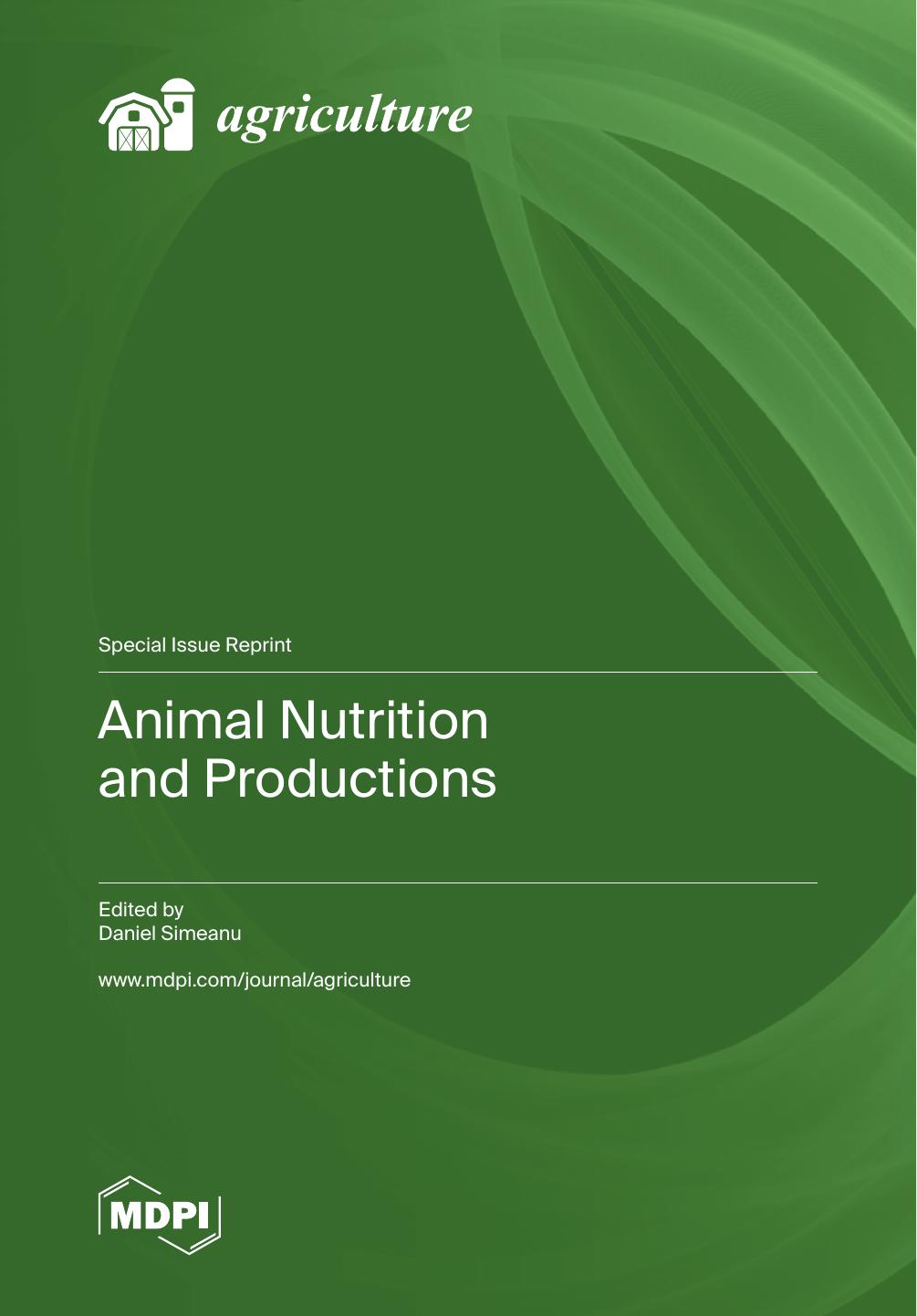 Animal Nutrition And Productions Daniel Simeanu