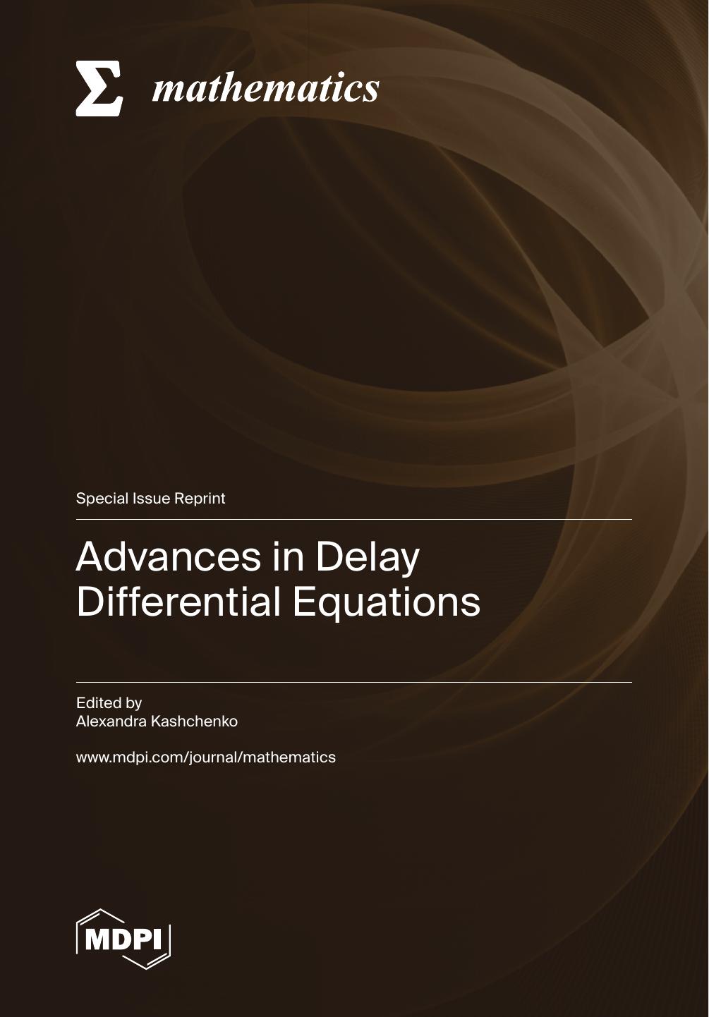 Advances In Delay Differential Equations Alexandra Kashchenko
