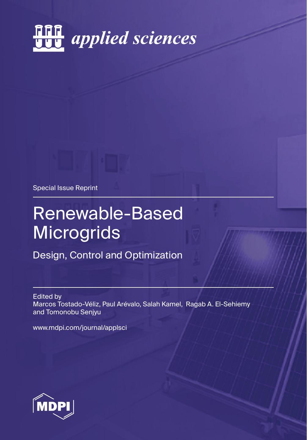 Renewablebased Microgrids Design Control And Optimization Marcos Tostadovliz