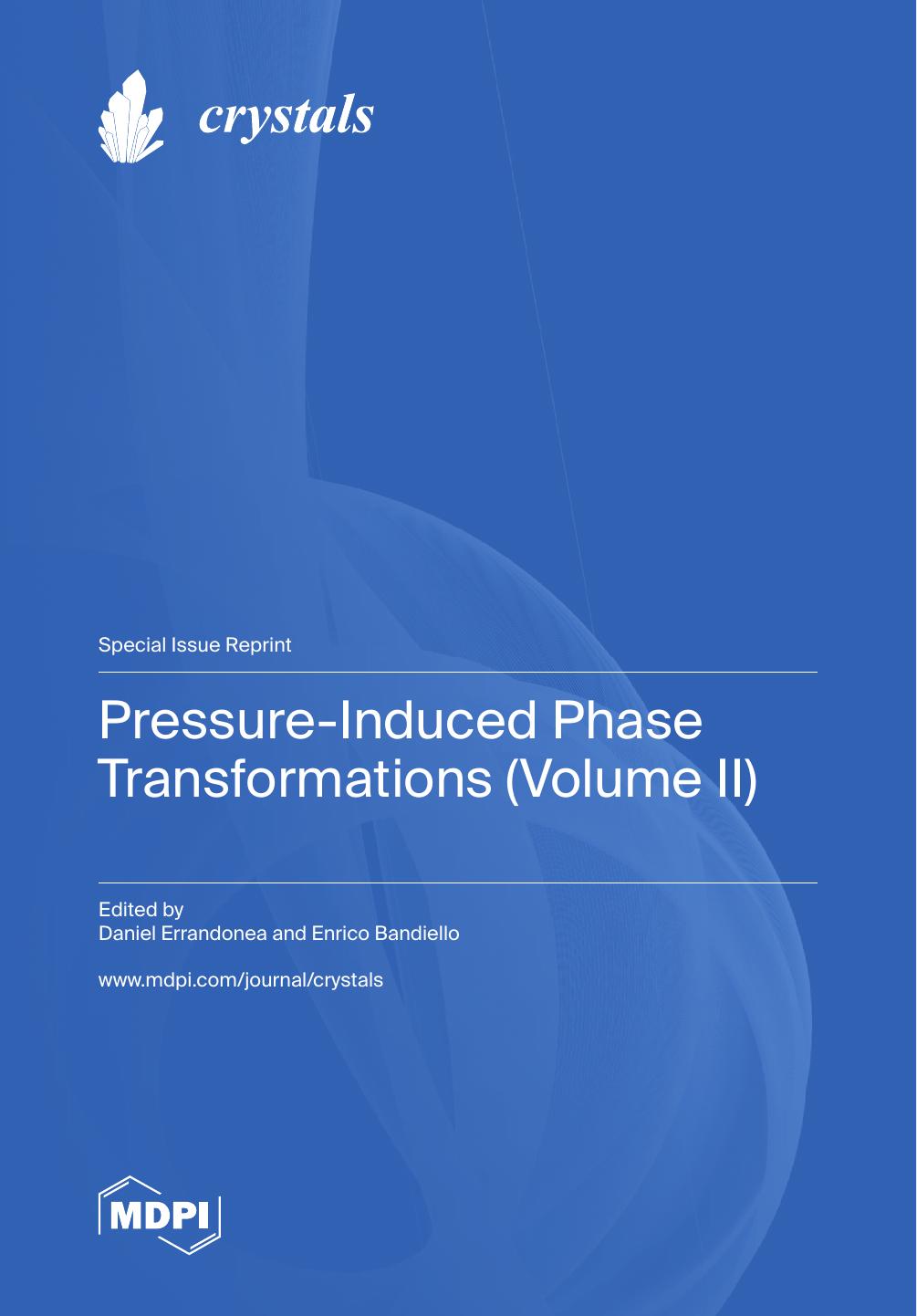 Pressureinduced Phase Transformations Volume 2 Daniel Errandonea