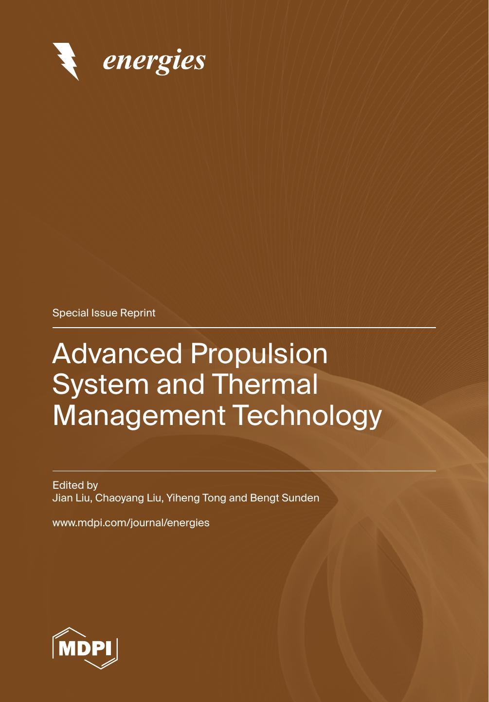 Advanced Propulsion System And Thermal Management Technology Jian Liu