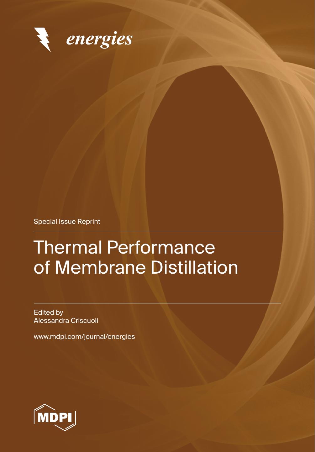 Thermal Performance Of Membrane Distillation Alessandra Criscuoli