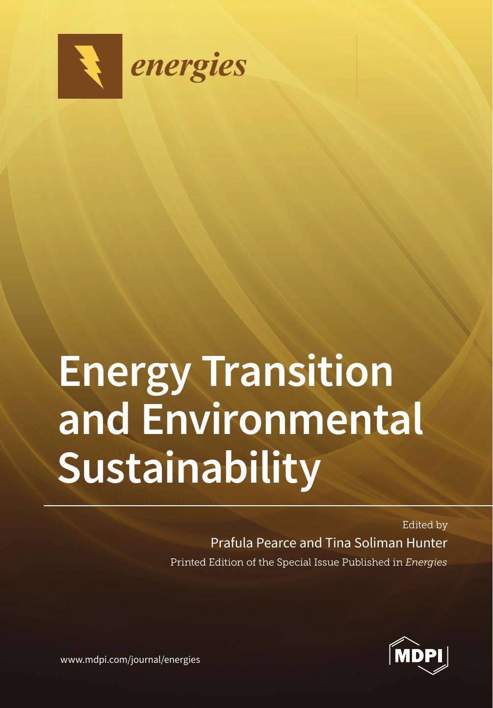 Energy Transition And Environmental Sustainability Prafula Pearce