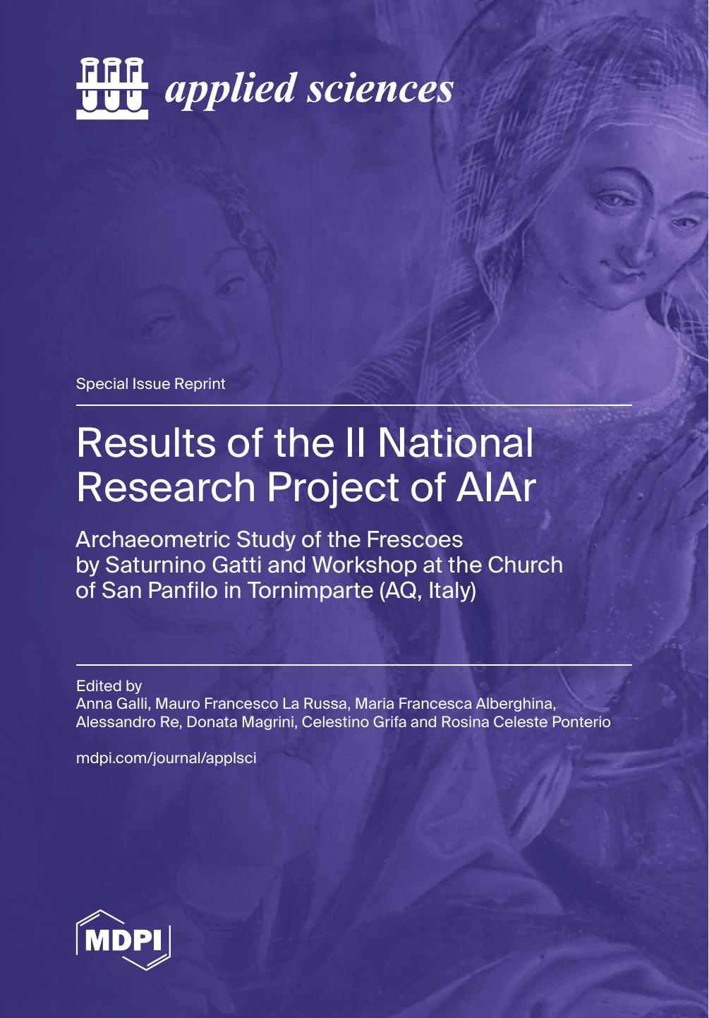 Results Of The Ii National Research Project Of Aiar Archaeometric Study Of The Frescoes By Saturnino Gatti And Workshop At The Church Of San Panfilo In Tornimparte Aq Italy Anna Galli