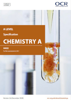 A Level Specification Chemistry A 26 Oxford Cambridge And Rsa