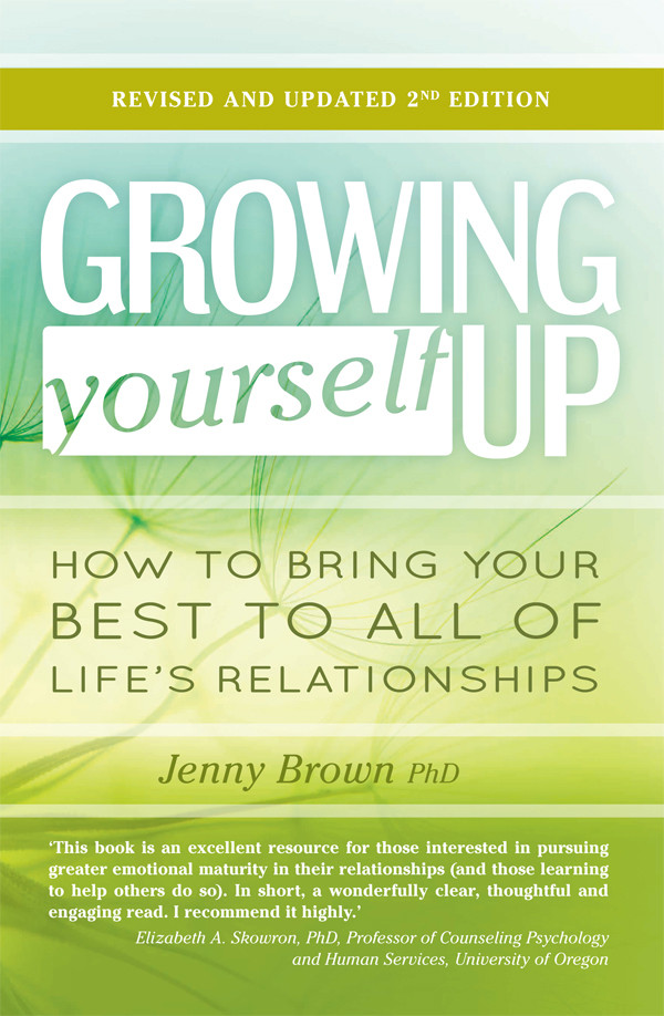 Growing Yourself Up Jenny Brown
