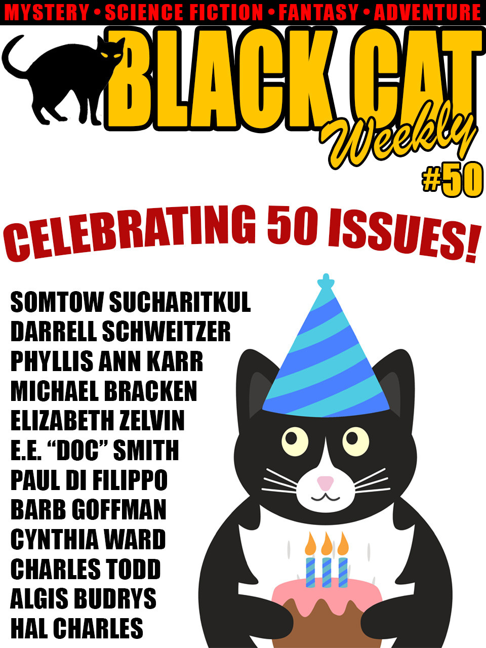 Black Cat Weekly 50 Wildside Press