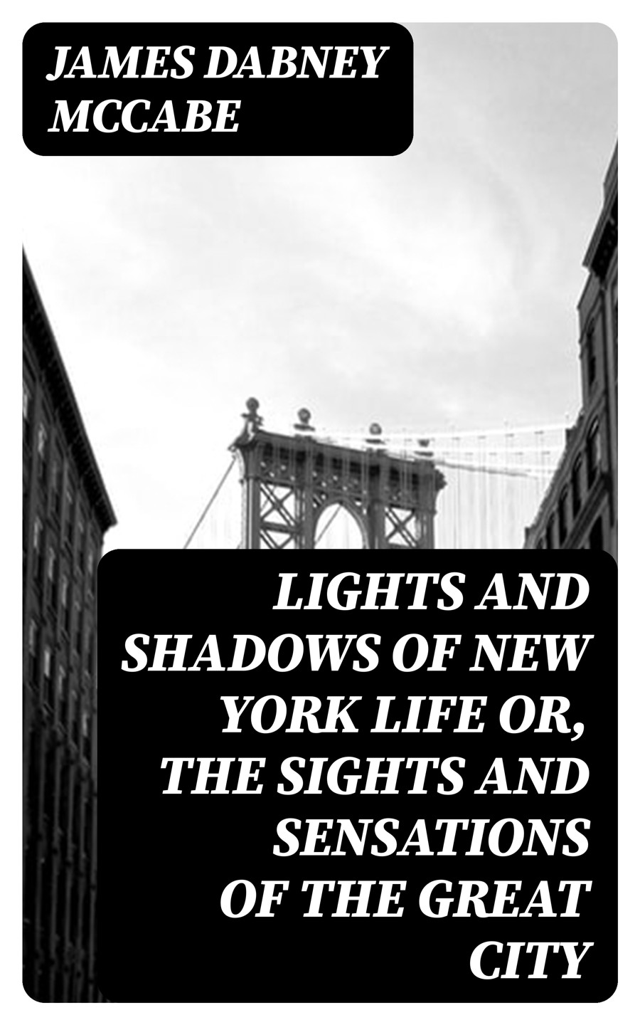 Lights And Shadows Of New York Life Or The Sights And Sensations Of The Great City James Dabney Mccabe