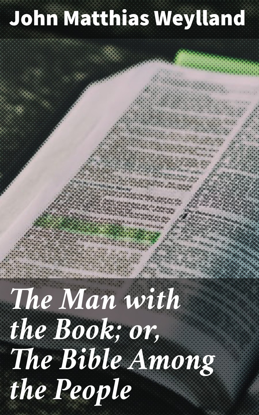 The Man With The Book Or The Bible Among The People John Matthias Weylland