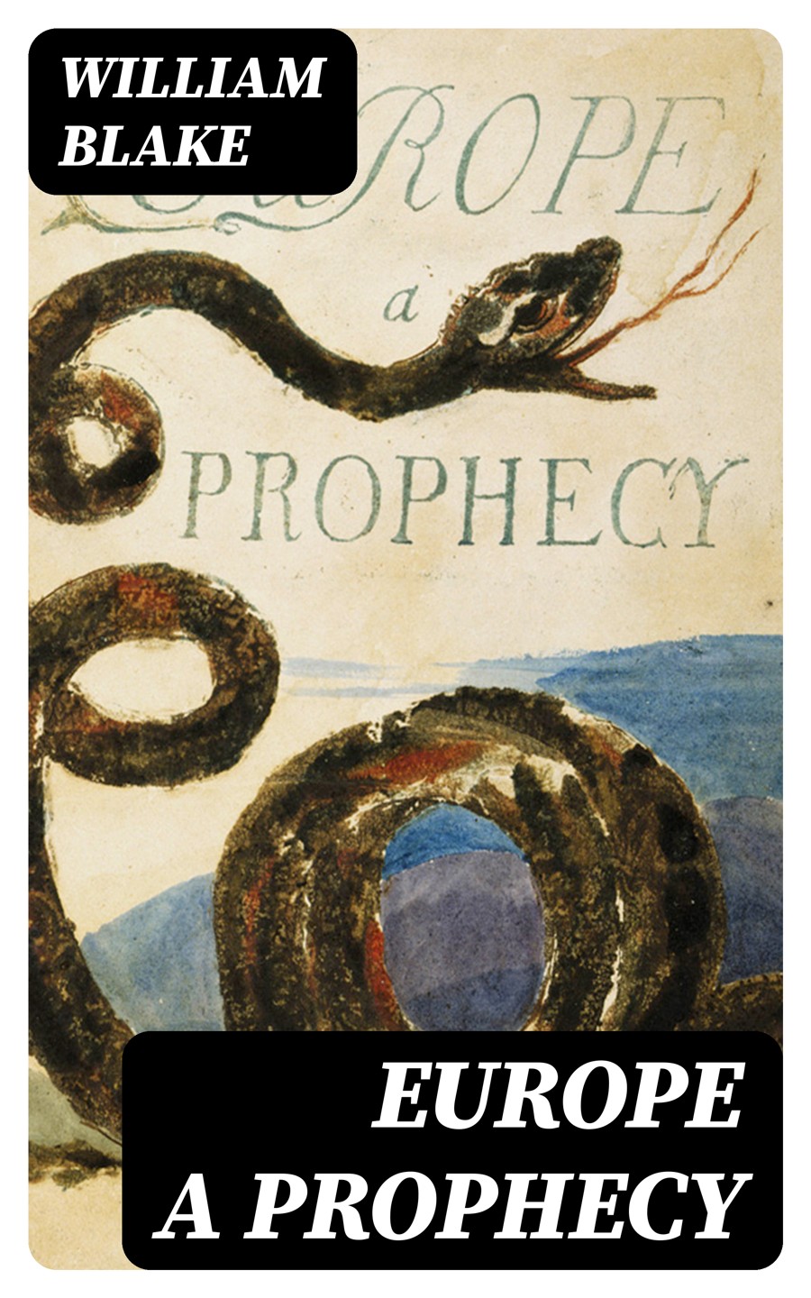 Europe A Prophecy Illuminated Manuscript With The Original Illustrations Of William Blake William Blake