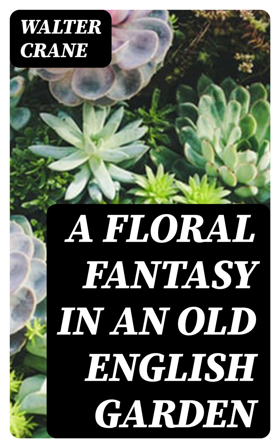 A Floral Fantasy In An Old English Garden Walter Crane