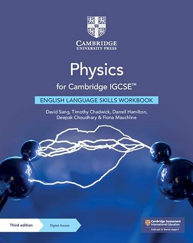 Physics For Cambridge Igcse English Language Skills Workbook With Digital Access 2 Years 3rd Edition Sang