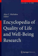 Encyclopedia Of Quality Of Life And Wellbeing Research 2014th Edition Alex C Michalos