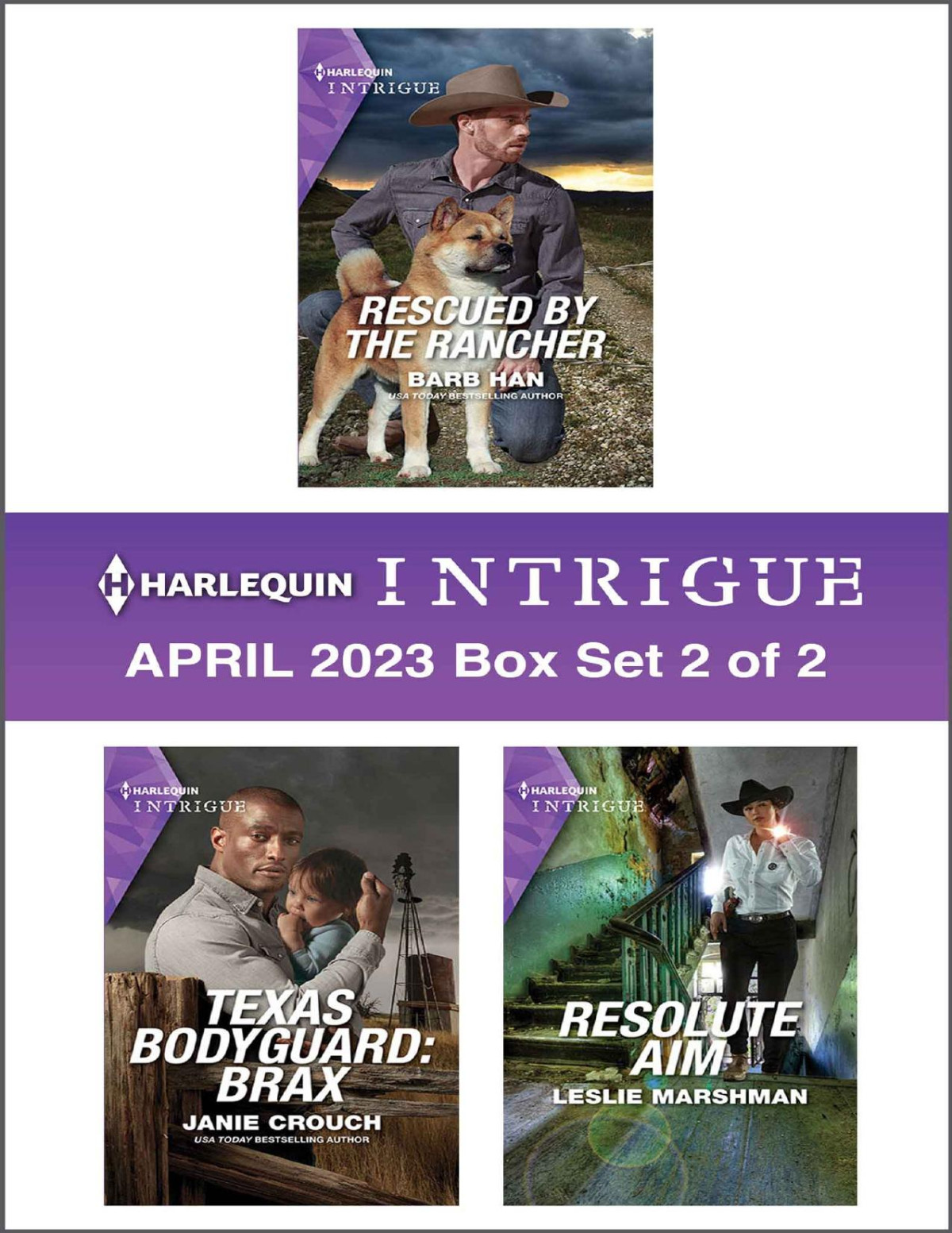 Harlequin Intrigue April 2023box Set 2 Of 2 Barb Han