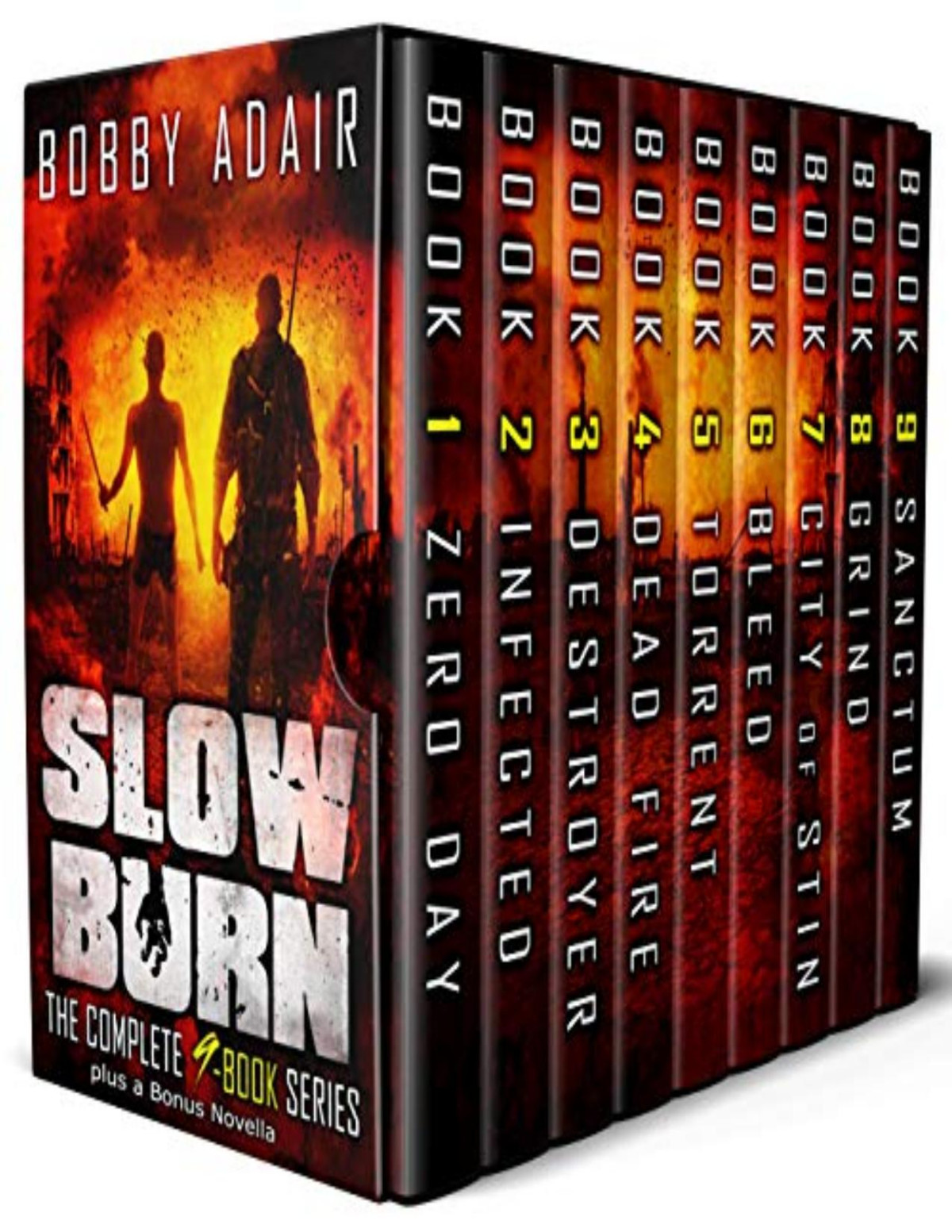 Slow Burn Box Set The Complete Post Apocalyptic Series Bobby Adair