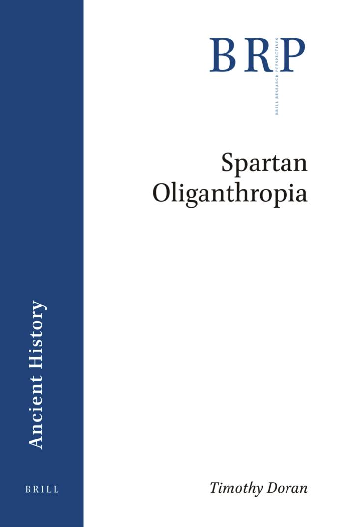 Spartan Oliganthropia 1st Edition Timothy Doran