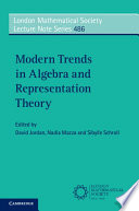 Modern Trends In Algebra And Representation Theory 1st Edition Jordan