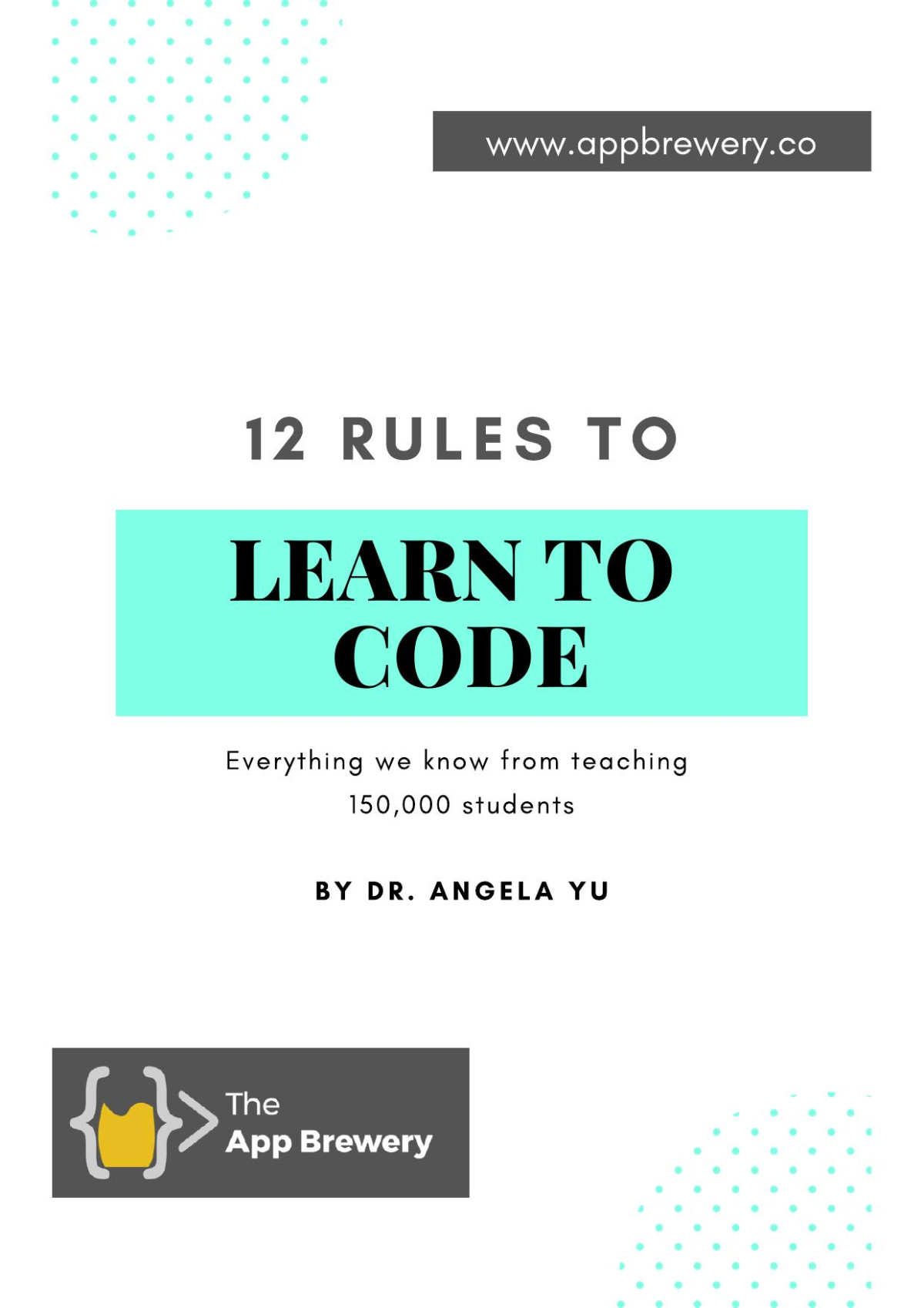 12 Rules To Learn Codepdf Angela Yu