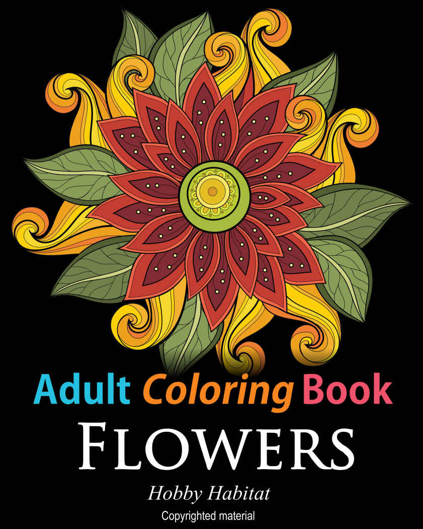 Adult Coloring Books Flower Sample Patterns Coloring Books For Adults Featuring 32 Beautiful Zentangle Flower Designs Habitat