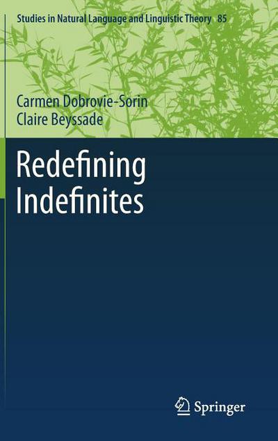 Redefining Indefinites 2012th Edition Carmen Dobroviesorin Claire Beyssade